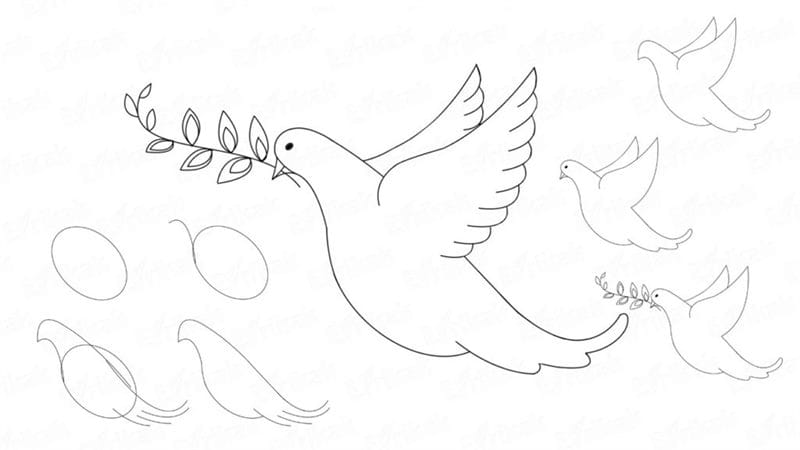 Рисунки птицы карандашом для детей (63 фото) #54