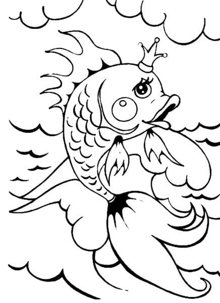 Рисунок карандашом сказка «Золотая рыбка» (20 фото) #27