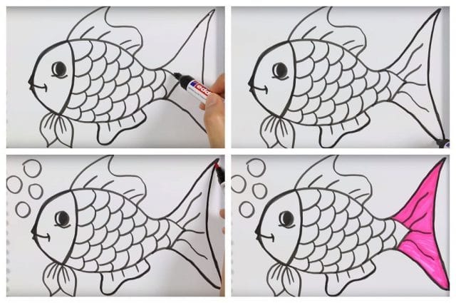 Рисунок карандашом сказка «Золотая рыбка» (20 фото) #7