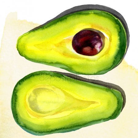 Рисунки карандашом мультяшный авокадо (17 фото) #7
