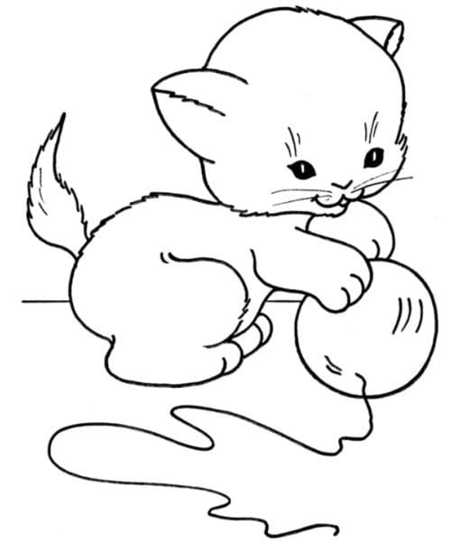 Рисунки кошки карандашом для детей (33 фото) #46
