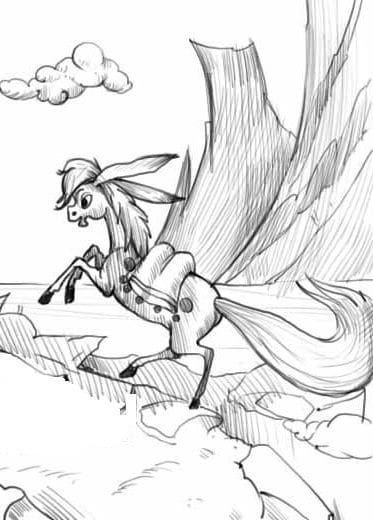 Рисунки к сказке «Конек-Горбунок» карандашом (26 фото) #8