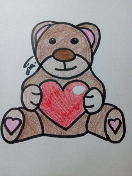 Рисунки медведя карандашом для детей (38 фото) #52