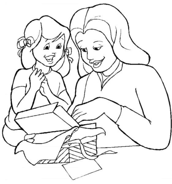 Рисунки карандашом матери и ребенка (31 фото) #42