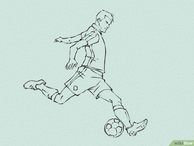 Рисунки для срисовки футбол (15 фото) #13