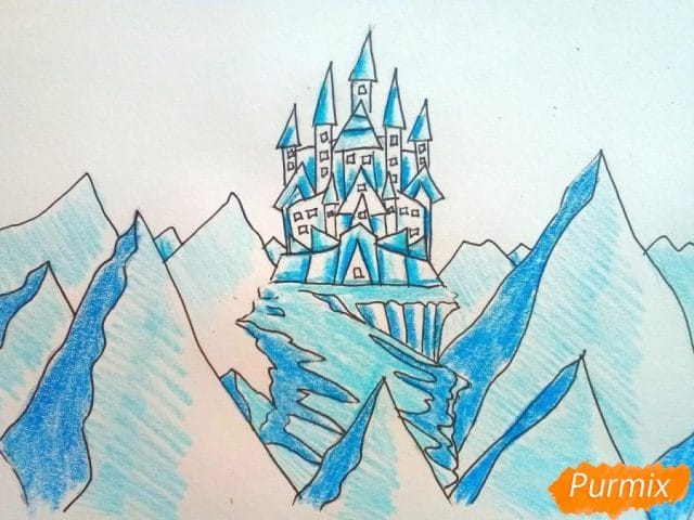 Рисунки карандашом Снежная Королева (62 фото) #15