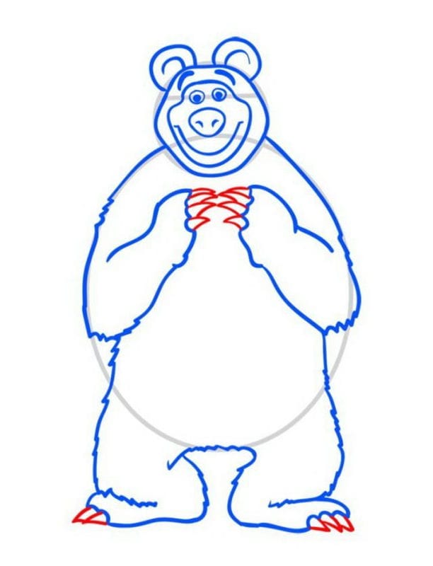 Рисунки медведя карандашом для детей (38 фото) #10
