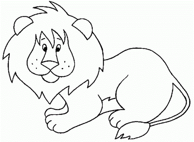 Рисунки карандашом для детей лев (30 фото) #21