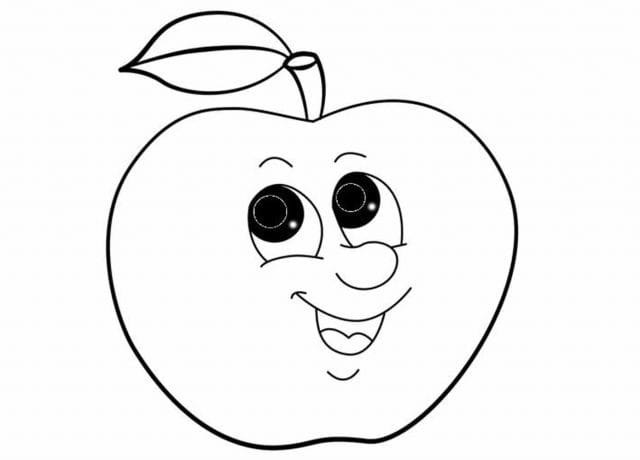 Рисунки карандашом для детей яблоки (48 фото) #3