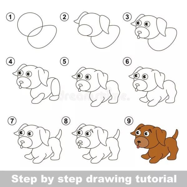 180 рисунков собаки карандашом и не только #79
