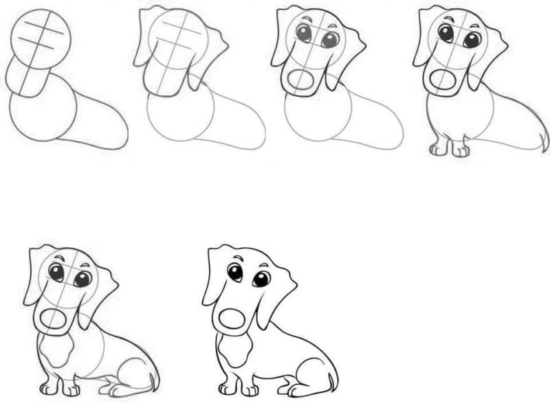 180 рисунков собаки карандашом и не только #43
