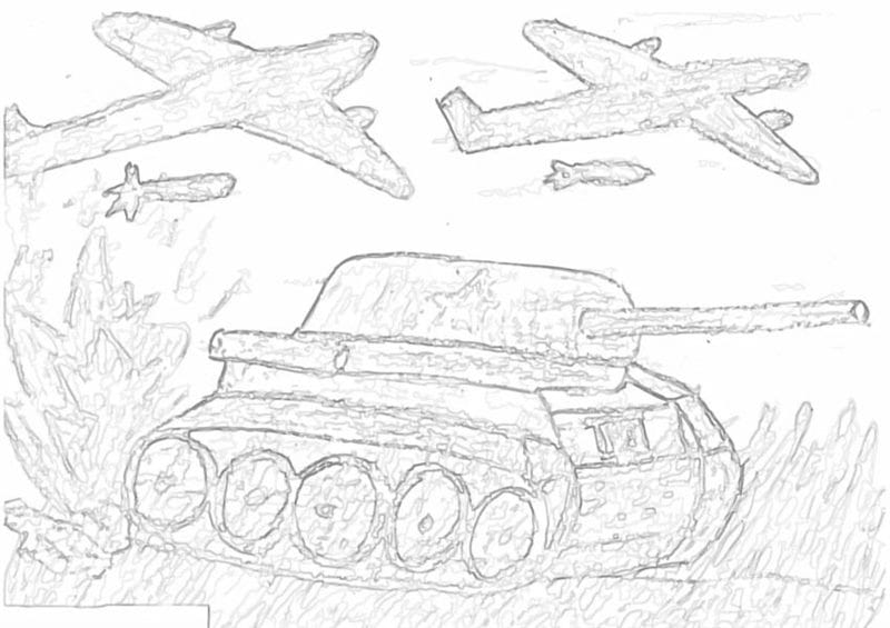 165 детских рисунков на тему войны и победы #65