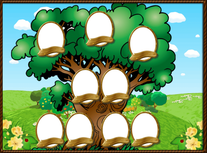 Древо семьи: 80 шаблонов семейного дерева #33