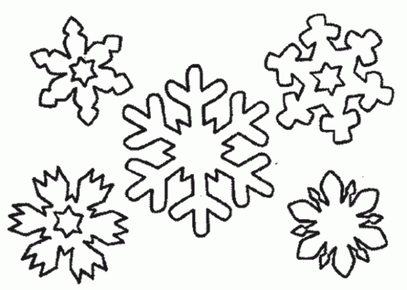 Снежинки из бумаги: 125 шаблонов для распечатки #37