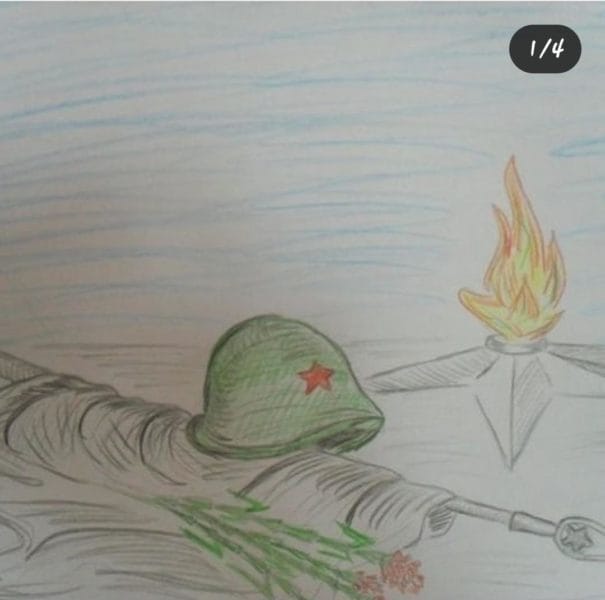 165 детских рисунков на тему войны и победы #20