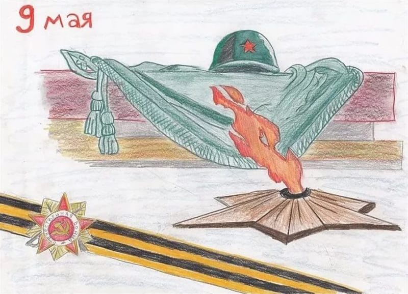 165 детских рисунков на тему войны и победы #30