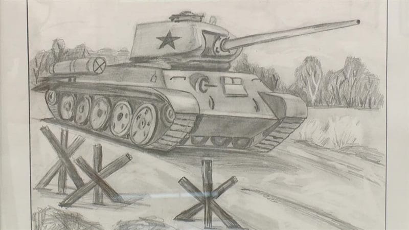 165 детских рисунков на тему войны и победы #29
