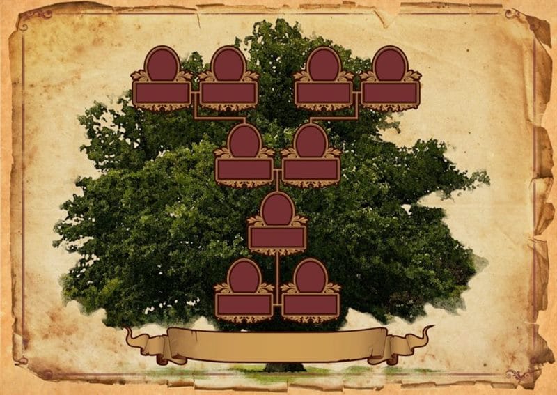 Древо семьи: 80 шаблонов семейного дерева #36