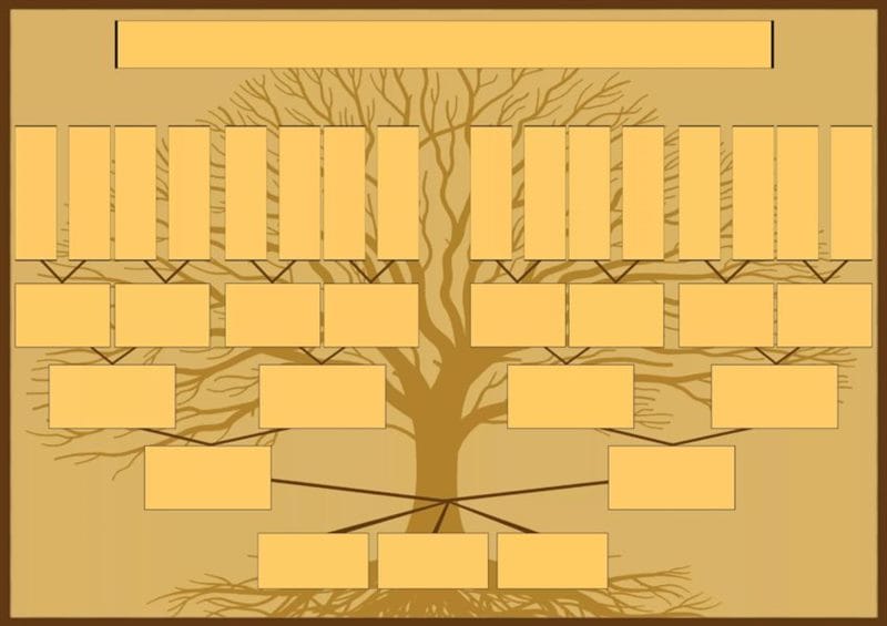 Древо семьи: 80 шаблонов семейного дерева #68