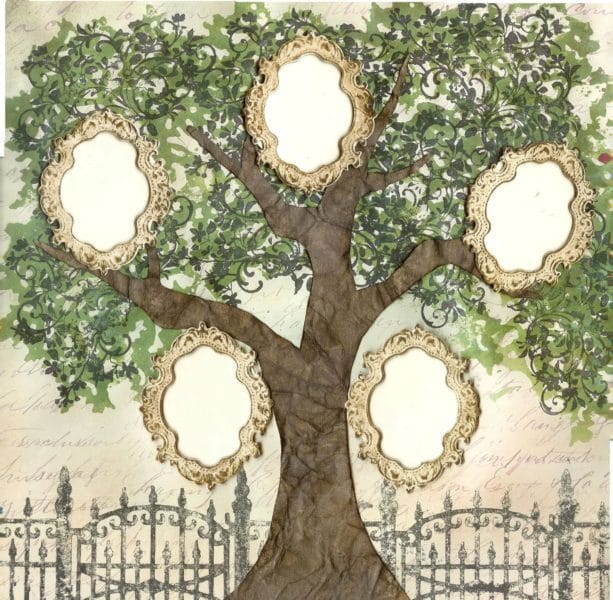 Древо семьи: 80 шаблонов семейного дерева #67