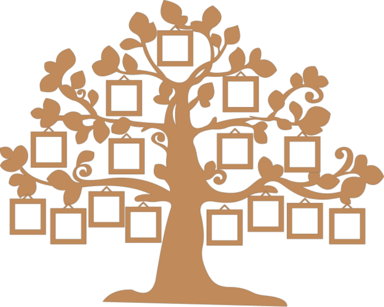 Древо семьи: 80 шаблонов семейного дерева #5