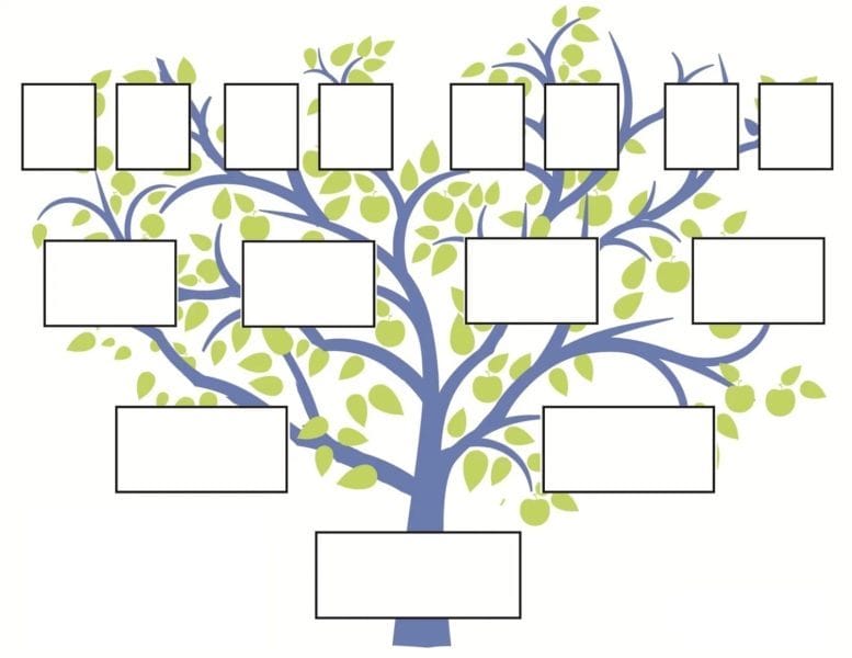 Древо семьи: 80 шаблонов семейного дерева #12