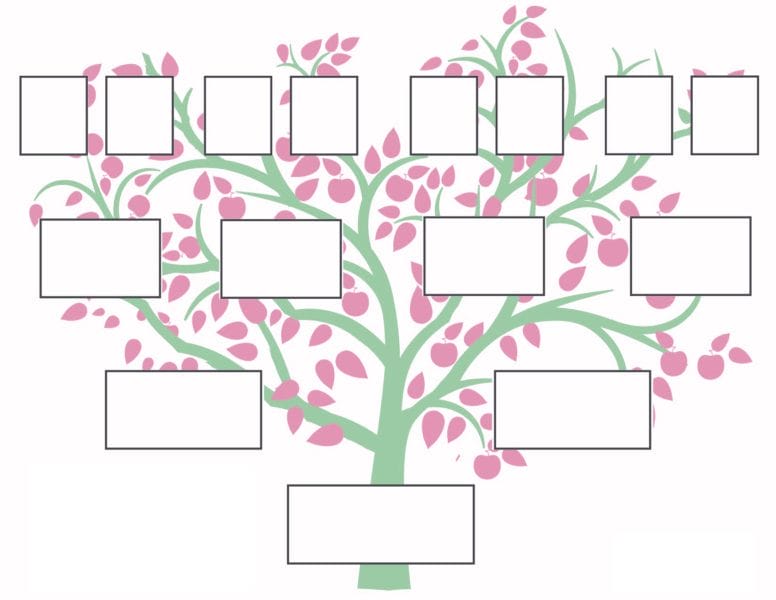 Древо семьи: 80 шаблонов семейного дерева #7