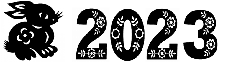 Новогодние трафареты на окна к 2023 году #152