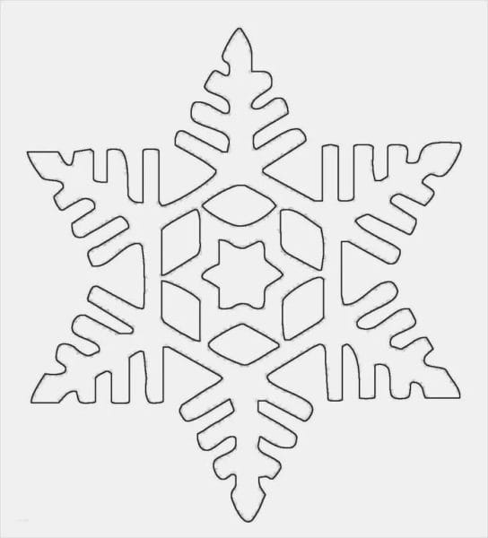 Снежинки из бумаги: 125 шаблонов для распечатки #88