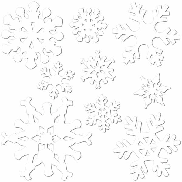Снежинки из бумаги: 125 шаблонов для распечатки #80