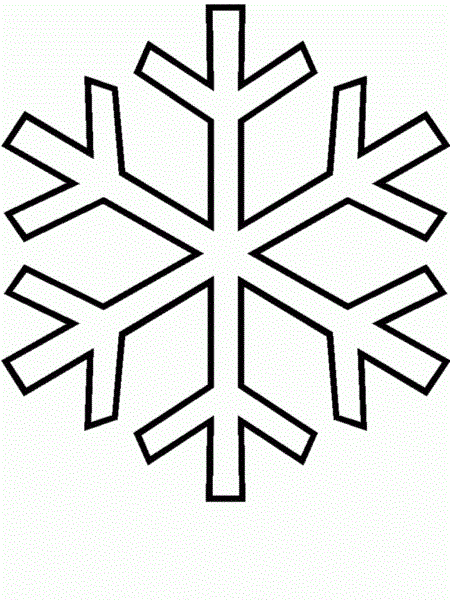 Снежинки из бумаги: 125 шаблонов для распечатки #69