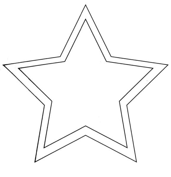 95 шаблонов звезд для вырезания из бумаги #56