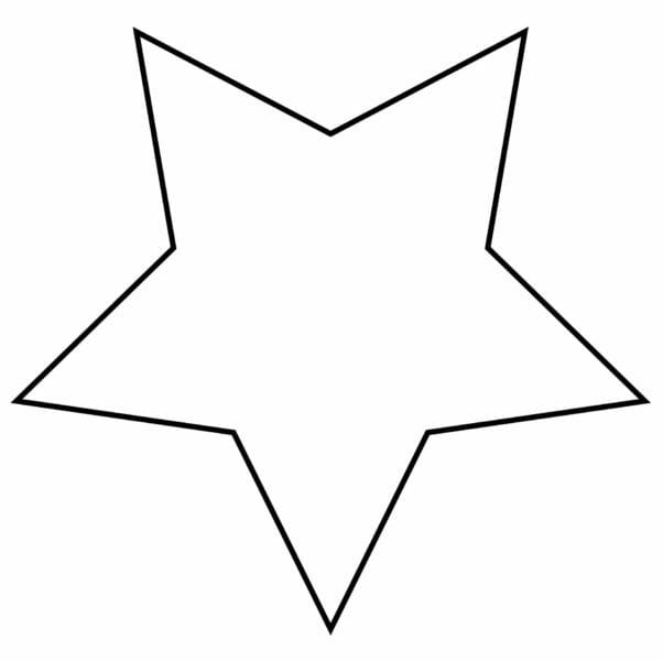 95 шаблонов звезд для вырезания из бумаги #5