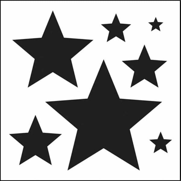 95 шаблонов звезд для вырезания из бумаги #4