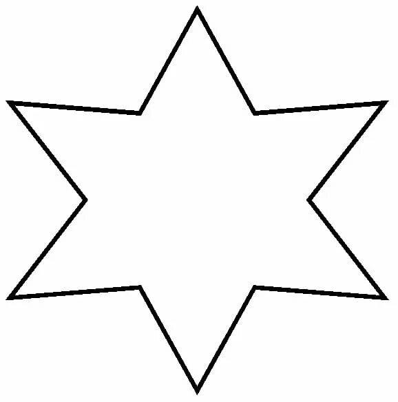95 шаблонов звезд для вырезания из бумаги #89