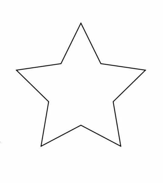 95 шаблонов звезд для вырезания из бумаги #43