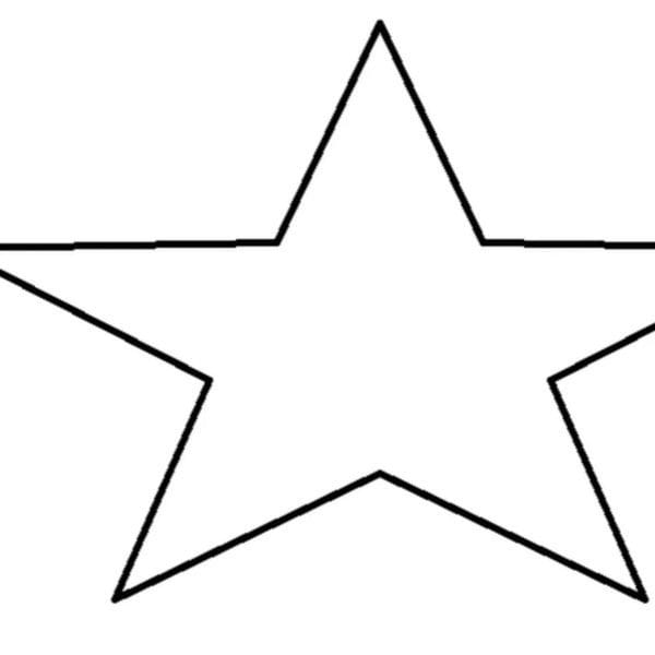 95 шаблонов звезд для вырезания из бумаги #88
