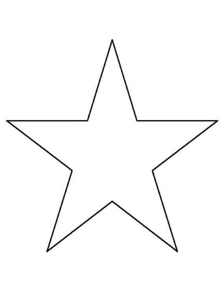 95 шаблонов звезд для вырезания из бумаги #41