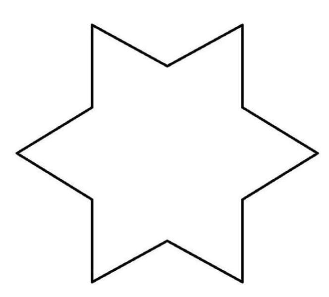 95 шаблонов звезд для вырезания из бумаги #15
