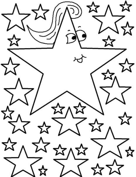 95 шаблонов звезд для вырезания из бумаги #49