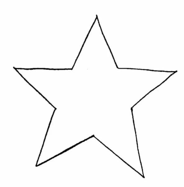 95 шаблонов звезд для вырезания из бумаги #73