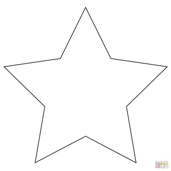 95 шаблонов звезд для вырезания из бумаги #86