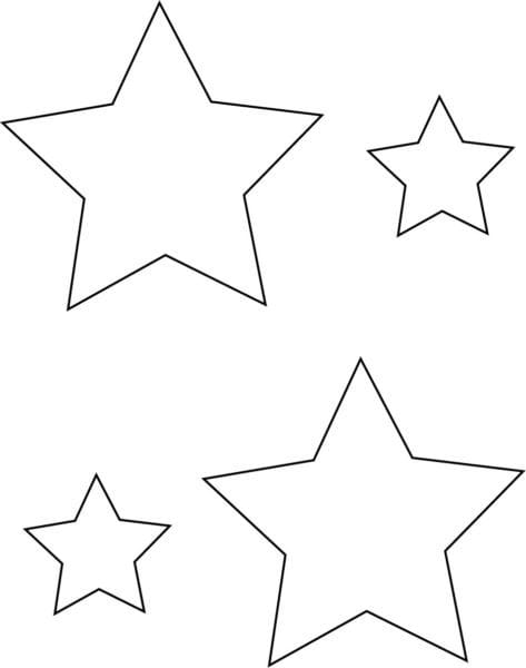 95 шаблонов звезд для вырезания из бумаги #72