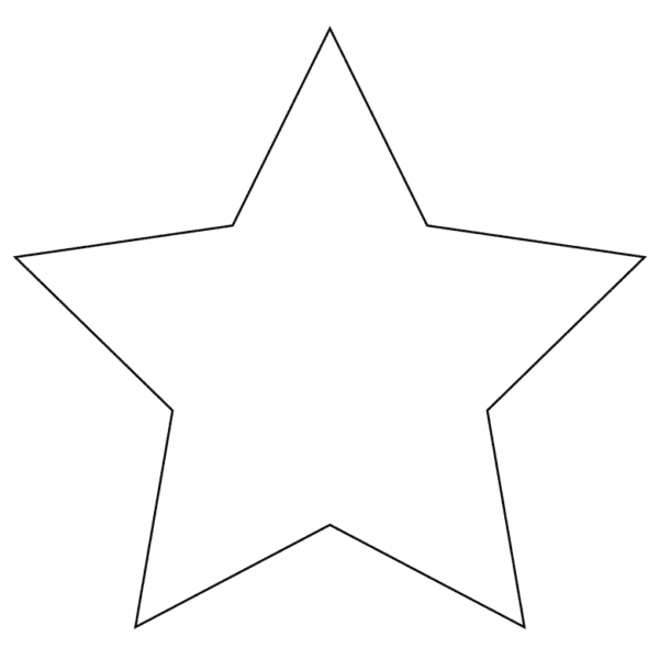 95 шаблонов звезд для вырезания из бумаги #20