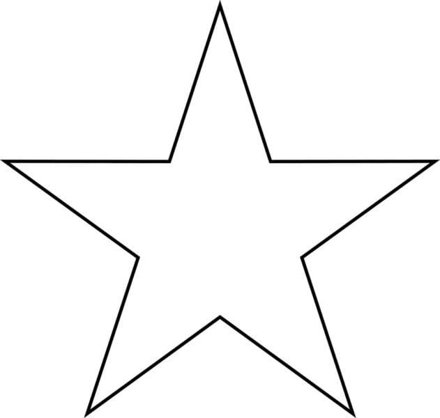 95 шаблонов звезд для вырезания из бумаги #24
