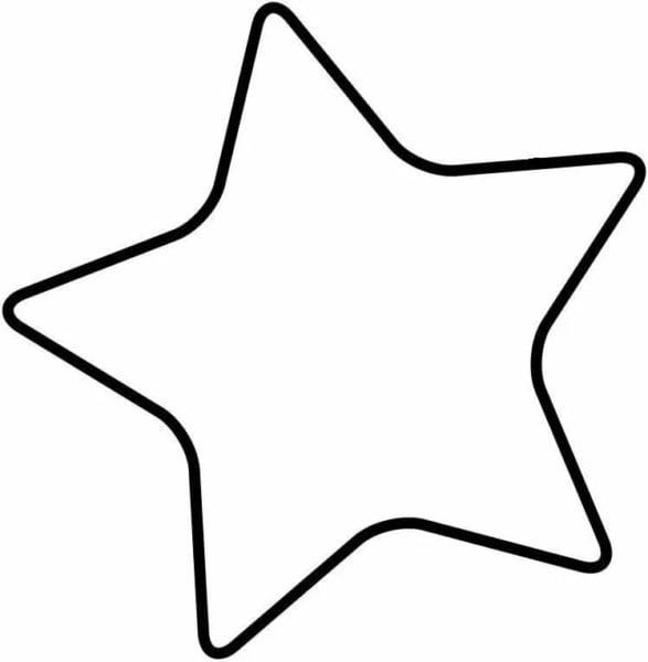 95 шаблонов звезд для вырезания из бумаги #22