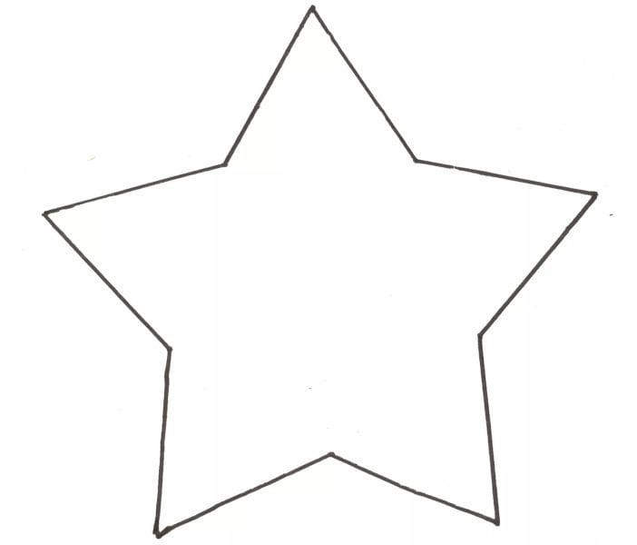 95 шаблонов звезд для вырезания из бумаги #21