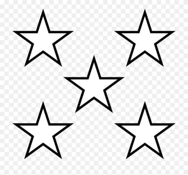 95 шаблонов звезд для вырезания из бумаги #28