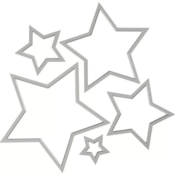 95 шаблонов звезд для вырезания из бумаги #71