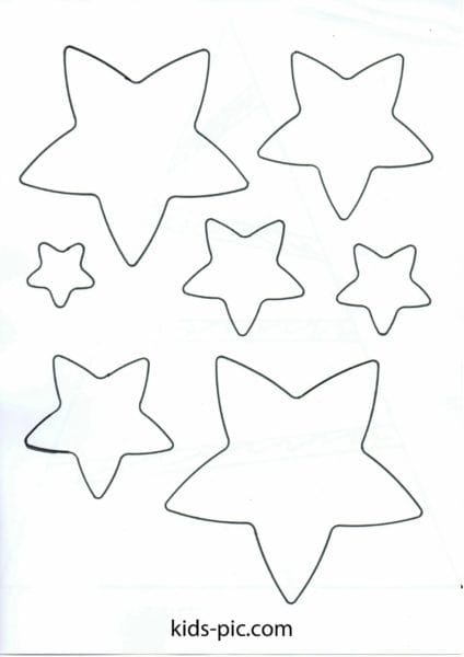 95 шаблонов звезд для вырезания из бумаги #70